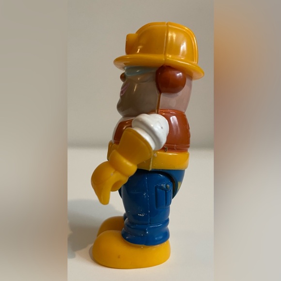 Little Tikes Construction Worker Man At Work Action Figure Jointed Toy - Picture 2 of 5